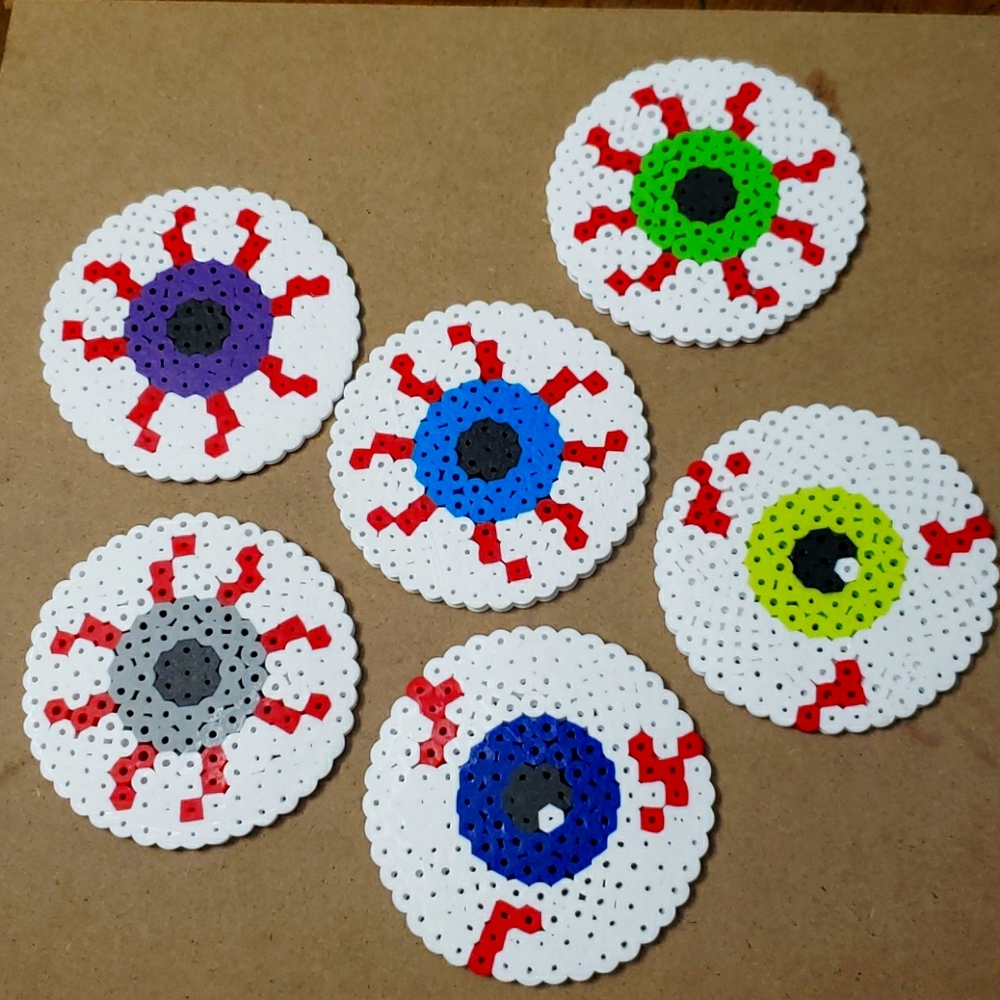 Eyeball coasters